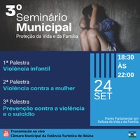 3º Seminário Municipal pela Proteção da Vida e da Família será nesta sexta-feira
