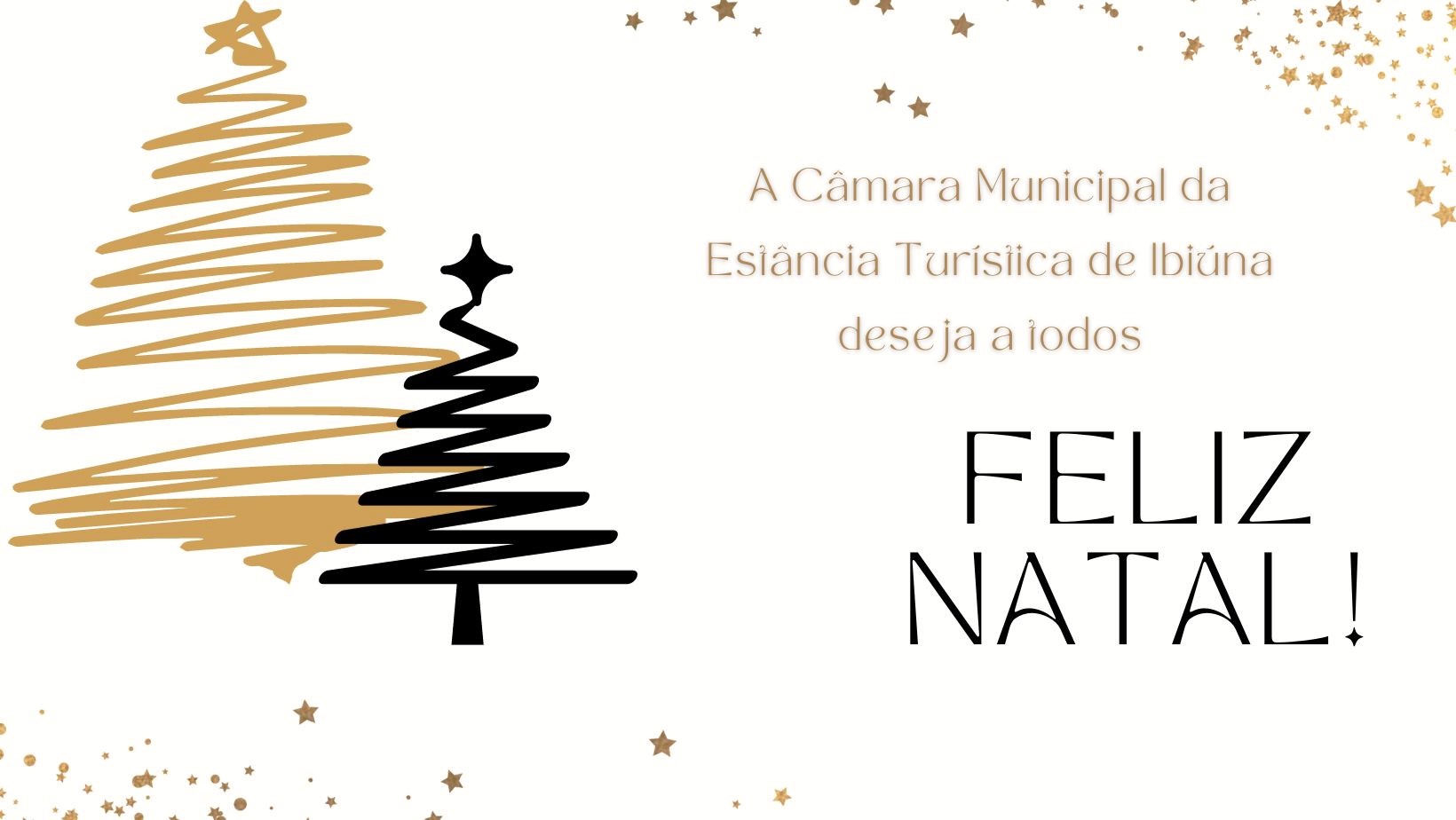 Câmara deseja a toda Ibiúna FELIZ NATAL e EXCELENTE 2024!