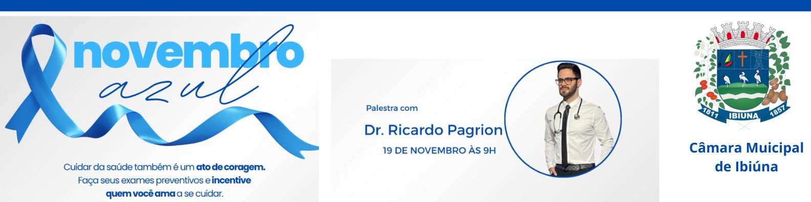 Campanha Novembro Azul: Palestra na Câmara Municipal incentiva prevenção 