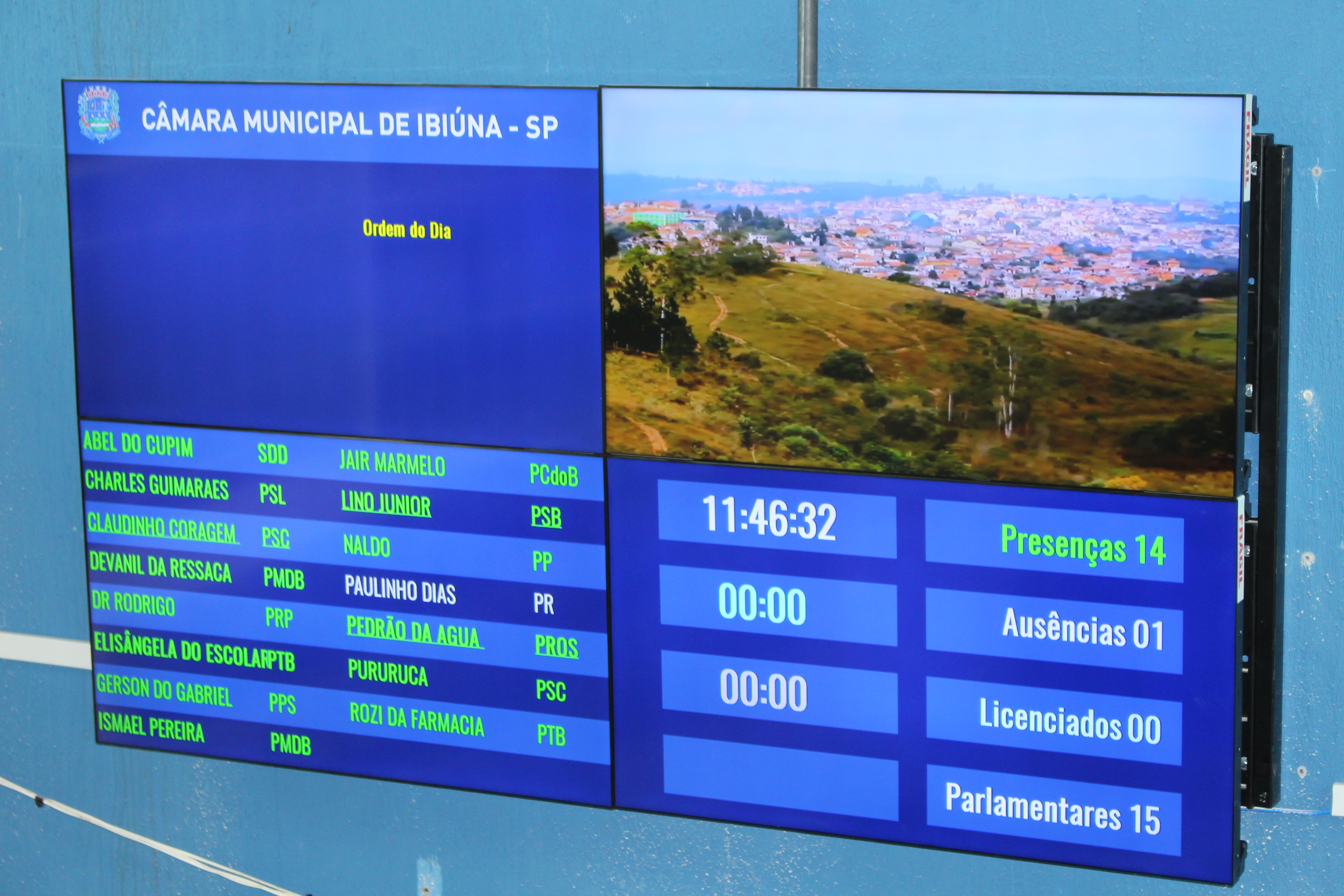 Inaugurado o novo painel da Câmara