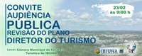 Plenário da Câmara será sede da Audiência Pública para o Plano Diretor do Turismo Municipal